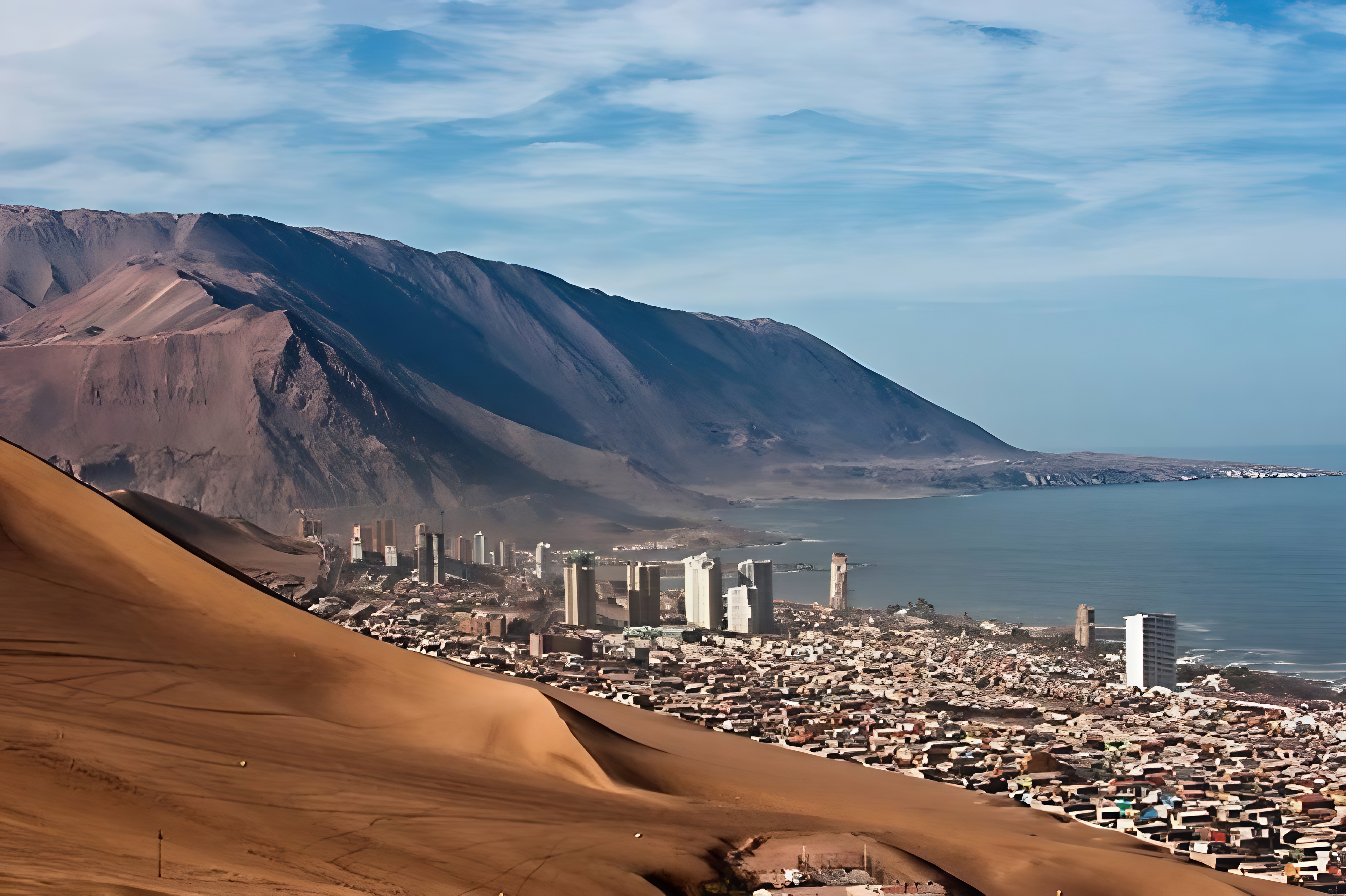 Vista aérea de Iquique